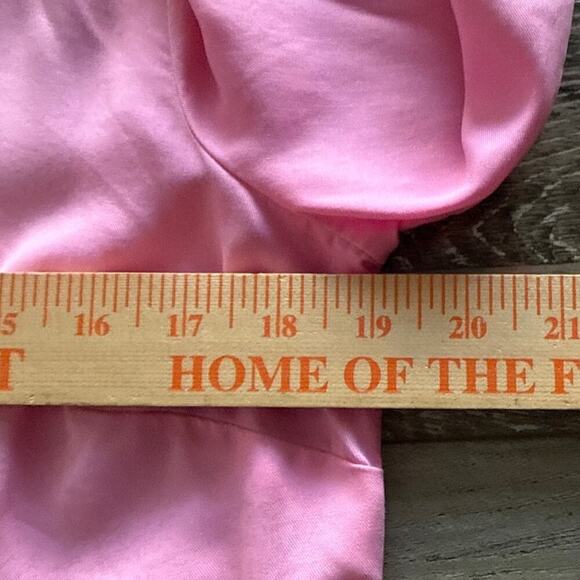 Crown & Ivy Womens Button Down Top Small Petal Pink 100% Tencel Vacation Preppy - Picture 6 of 8